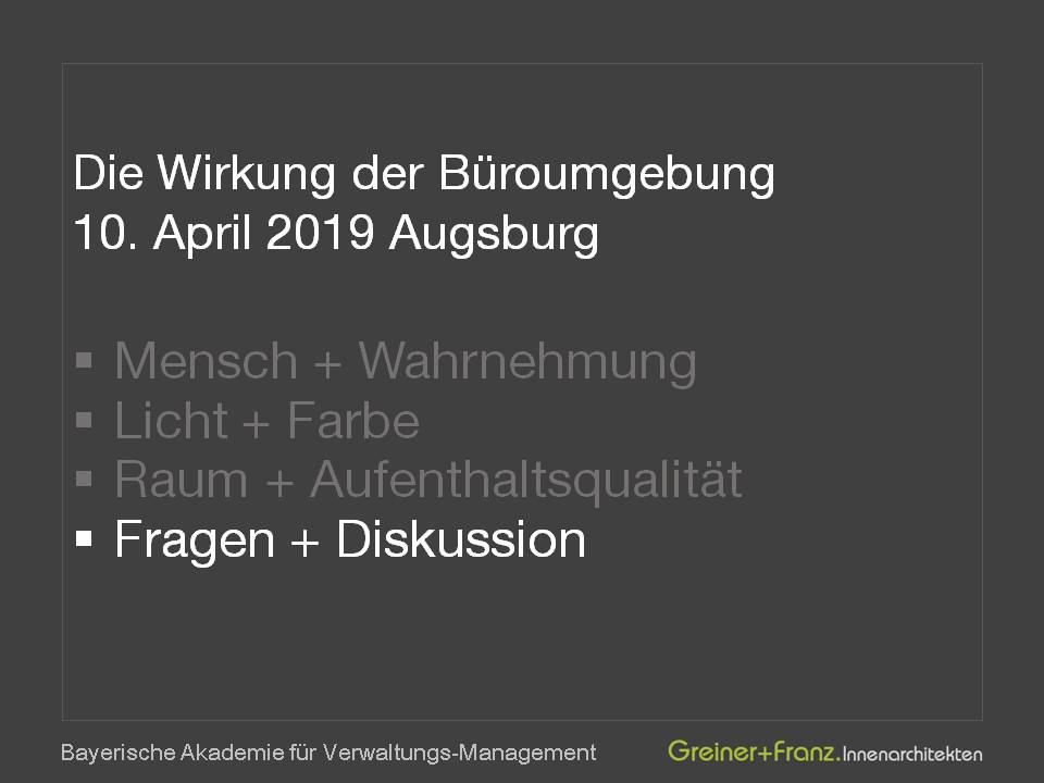 Vortrag Matthias Franz Bürokonzepte
